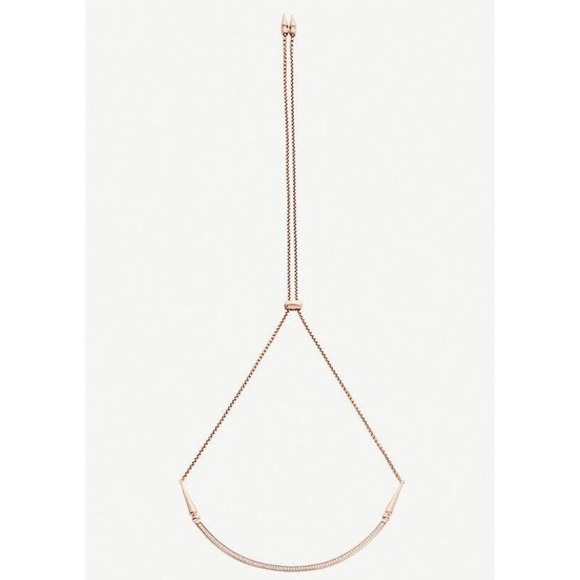 Kendra Scott Scottie Choker Necklace Rose Gold in Box Dust Bag NWOT $110 - Picture 2 of 13